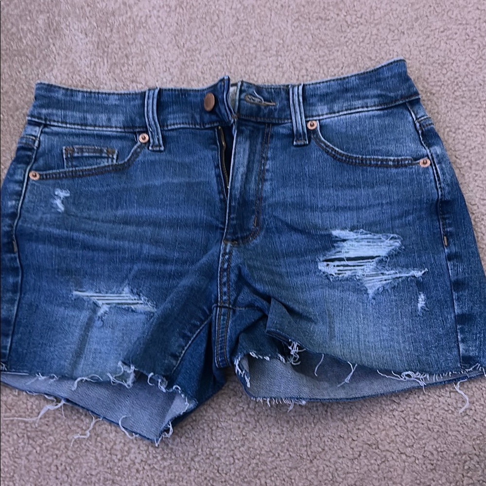 Women's Blue Denim Shorts